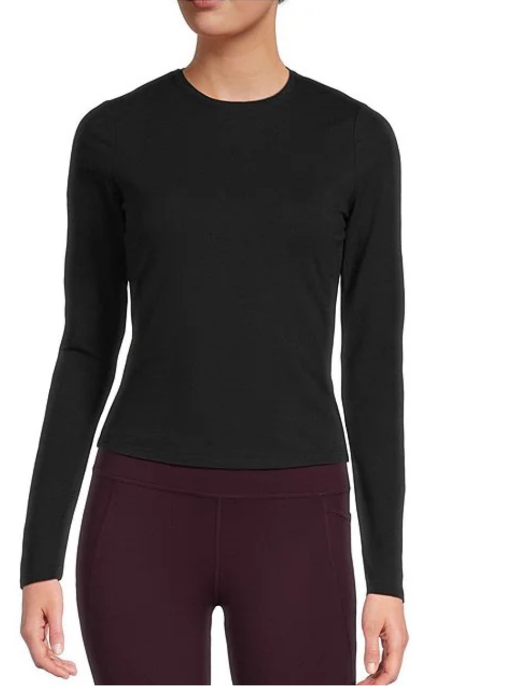 Sweaty Betty London Essential Sculpt Long Sleeve Black To Size Medium, NWT